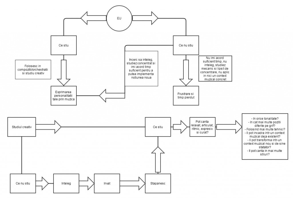 schema dezvoltare muzicala